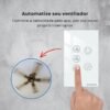 Ventilador e exaustor Interruptor WiFi Inteligente para Ventilador de Teto e Luz – Controle por Voz